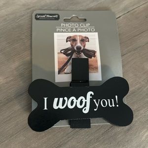 NWT wooden  photo clip    Display your doggies!!